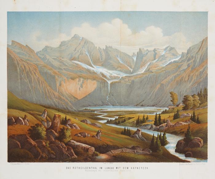Mittheilungen/Verhandlungen des österreichischen Alpen-Vereines. Redigirt von E. v. Mojsisovics, P. Grohmann und  A. Trientl.  3 Tle. in 2 Bdn.