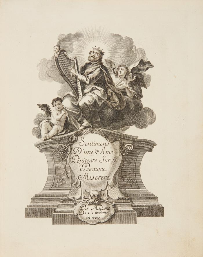 Sentimens d'une ame pénitente, sur le Pseaume Miserere. Par Madame D*** [d'Aulnoy] traduits en vers.