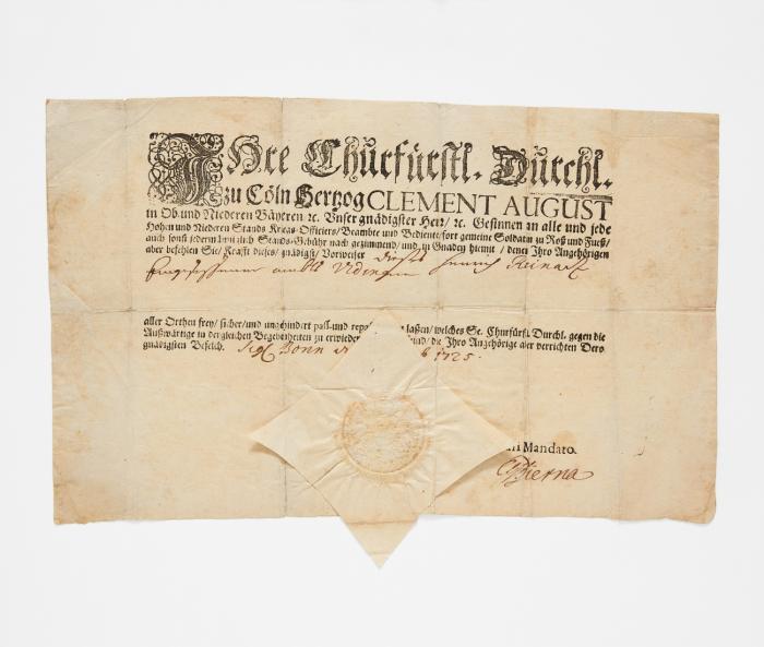 2 Schreiben in seinem Namen betr. v. Kempis.