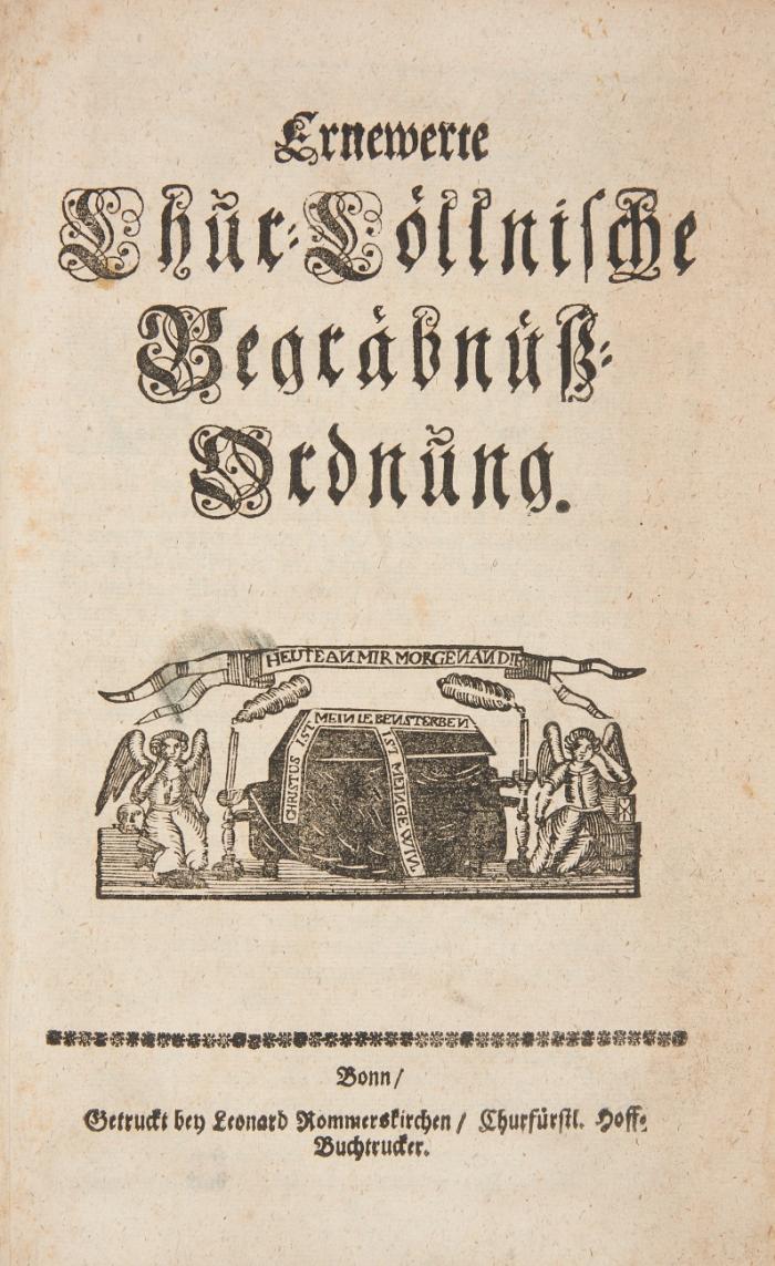 Verordnungen der Kölner Erzbischöfe und Kurfürsten. - 81 Verordnungen