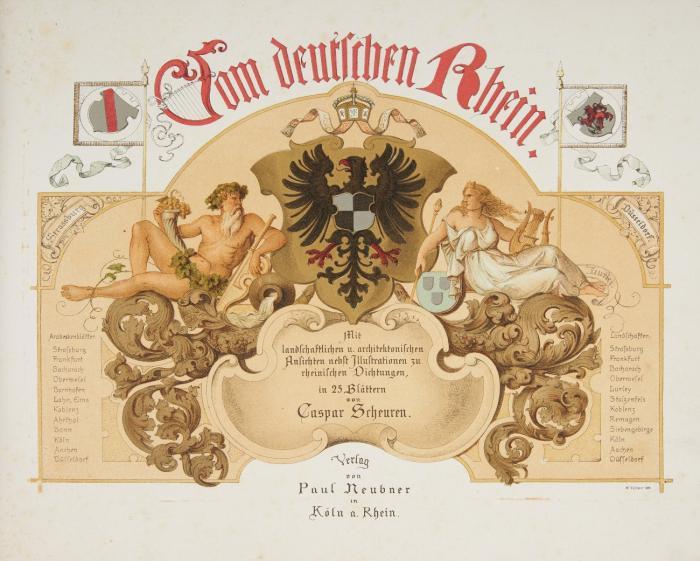 Vom deutschen Rhein. Mit landschaftlichen u. architektonischen Ansichten nebst Illustrationen zu rheinischen Dichtungen.