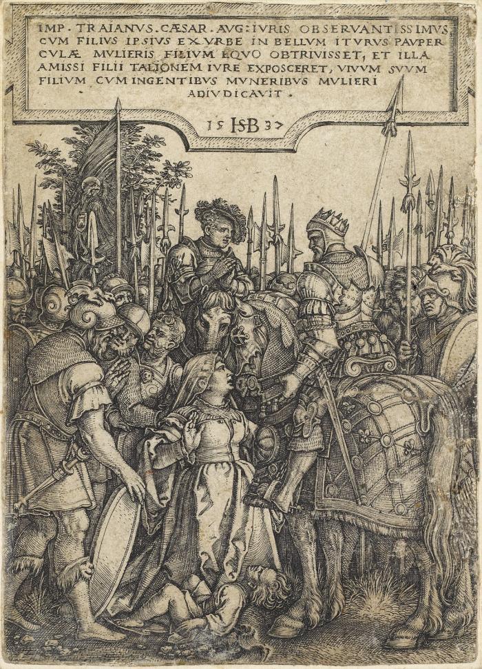 Trajans Gerechtigkeit.