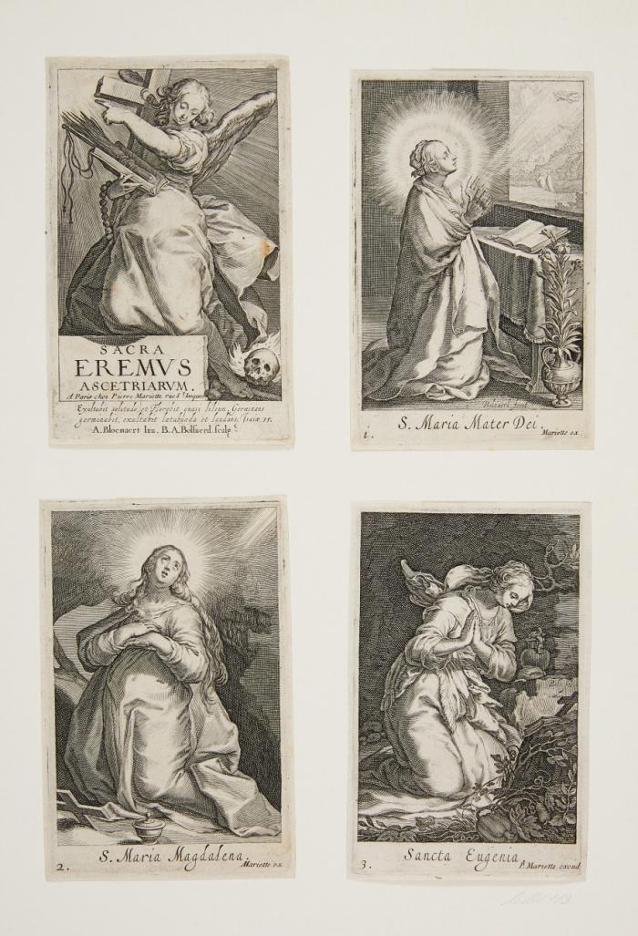 Sacra Eremus Ascetarum, Heilige und Eremiten / Sacra Eremus Ascetriarum, Eremitinnen.