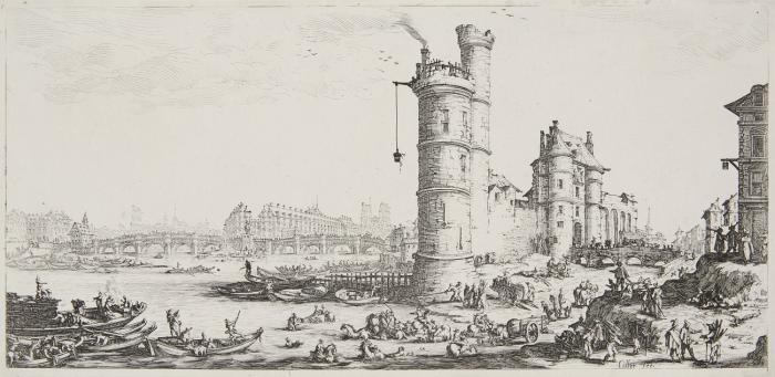Vue du Pont-Neuf, de la Tour et de l'ancienne Porte de Nesle.