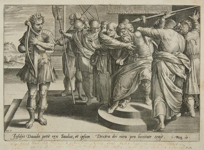 David vor Saul.