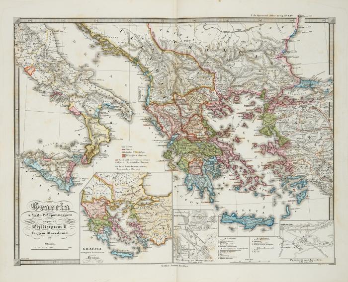 Atlas antiquuus. / Historisch-Geographischer Hand-Atlas zur Geschichte der Staaten Europas vom Anfang des Mittelalters bis auf die neueste Zeit.  2. Aufl. Abtlg. I-II in 2 Bdn.