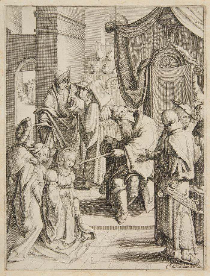 Esther vor Ahasver.