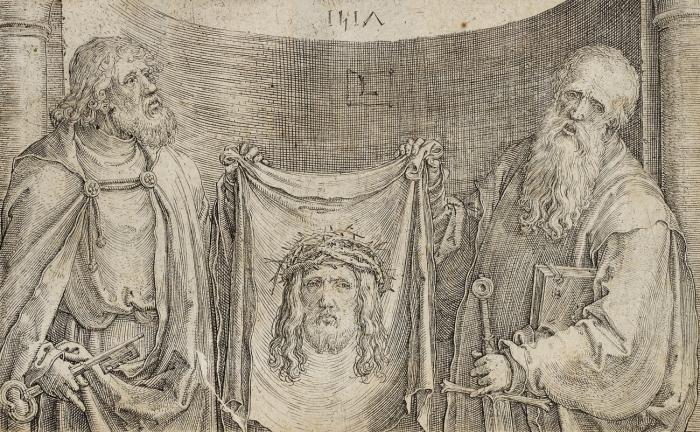 Petrus und Paulus mit dem Schweißtuch.
