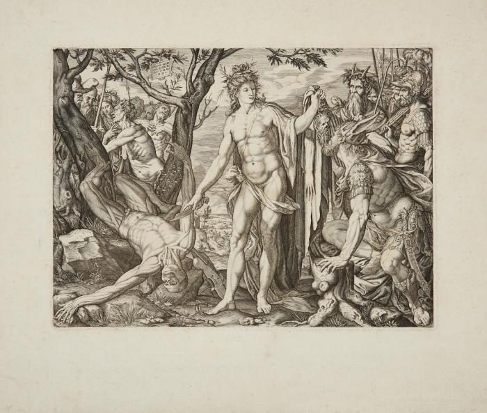 Apoll und Marsyas: Das Urteil des Midas.