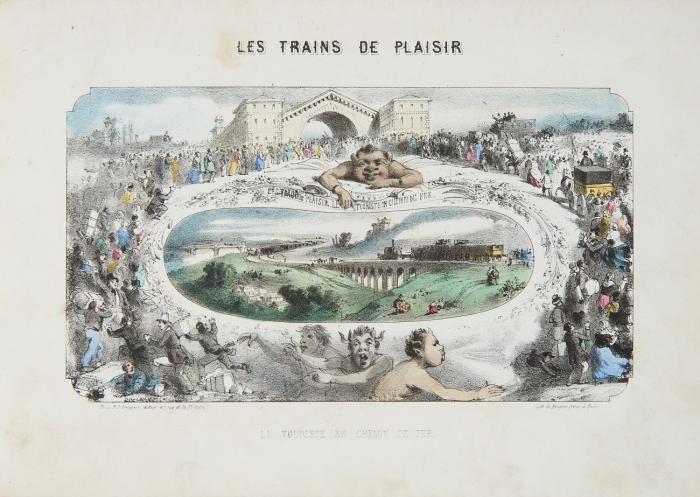 Les trains de plaisir. Le touriste en chemin de fer. Ligne de Paris à Versailles.