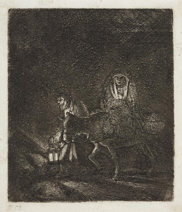 Die Flucht nach Ägypten, Nachtstück.