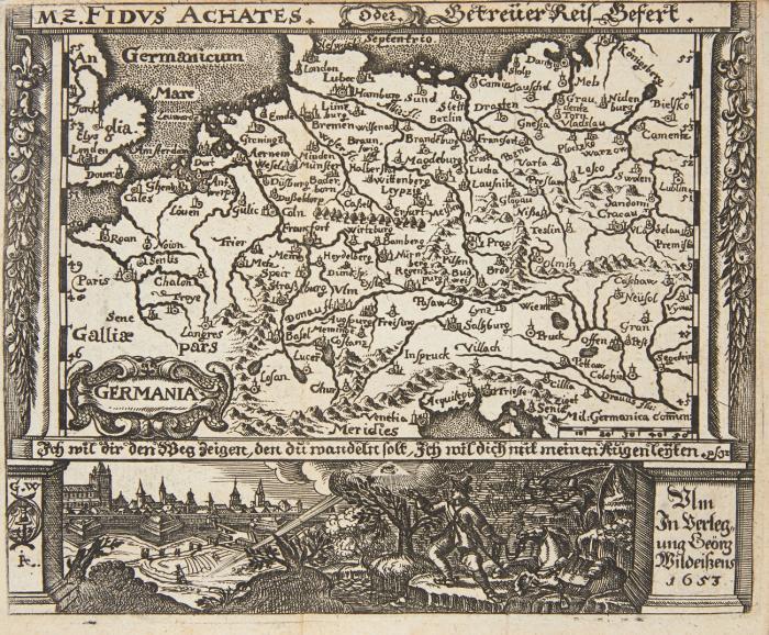 Fidus achates, Oder Getreuer Reisgefert, ... Zu sambt einem kurtzem Bedencken, wie etwan die Reisen … anzustellen seyn mögen. Jetzo zum dritten mal gedruckt … verbessert, und mit einem newen Anhang vermehret.