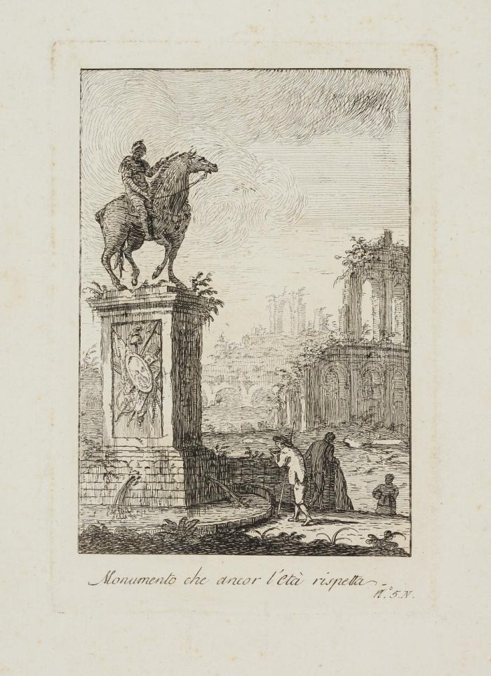 Aus: Aliquot aedificio, ad graecor romanorumque morem extructorum schemata inuenta aereque incisa  ... 1767-1770.