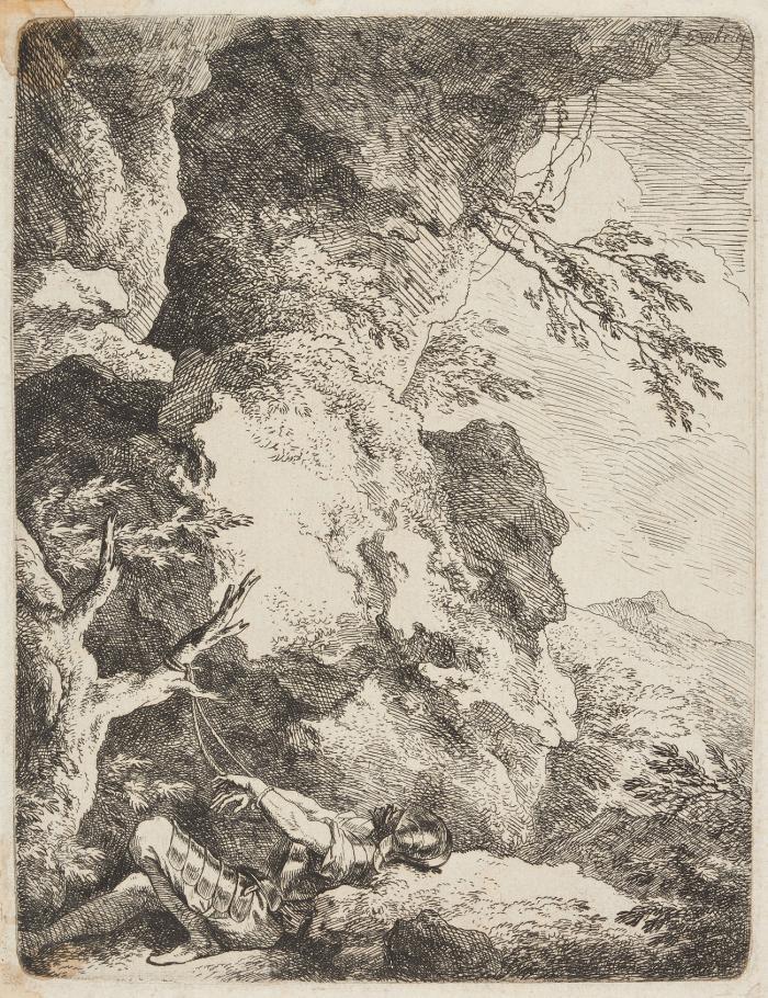 Landschaft mit dem Heiligen Wilhelm.
