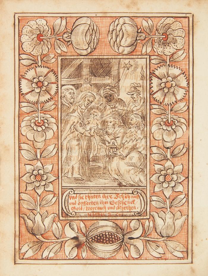 Stundenbuch. - Officium B. Mariae Virginis. Das ist Unser Lieben Frawen Curß. Zu dreyen unterschiedtlichen Zeiten ...