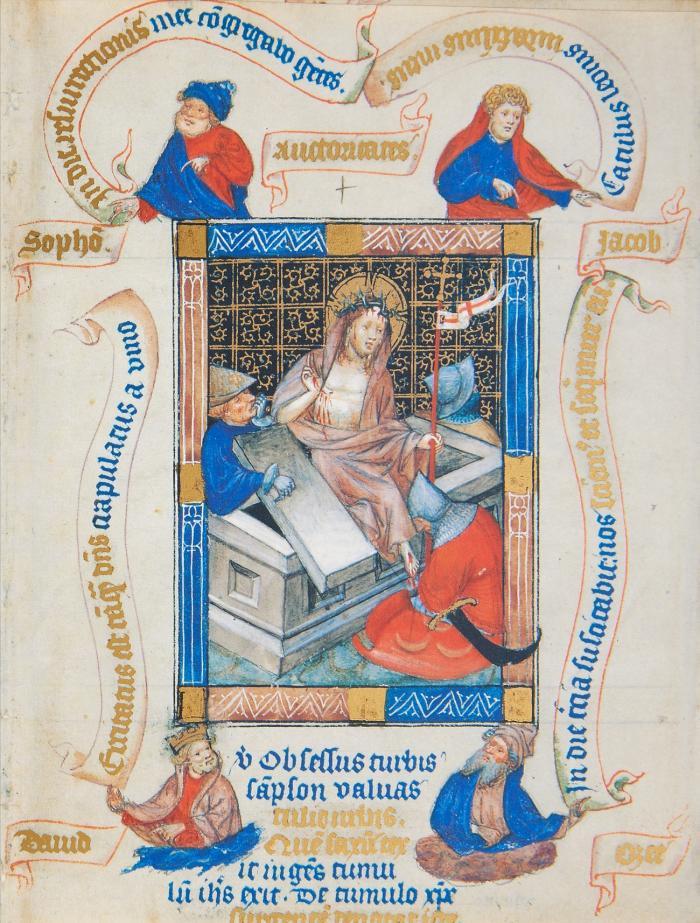 Biblia Pauperum. Kings MS 5, British Library London. Faksimile.