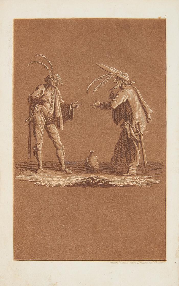 Prinzessin Brambilla. Ein Capriccio nach Jacob Callot.
