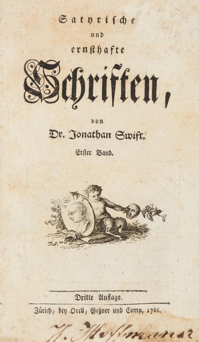 Satyrische und ernsthafte Schriften. Mischaufl. 8 Bände.