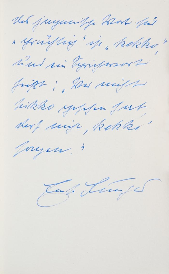 Lettern und Ideogramme.