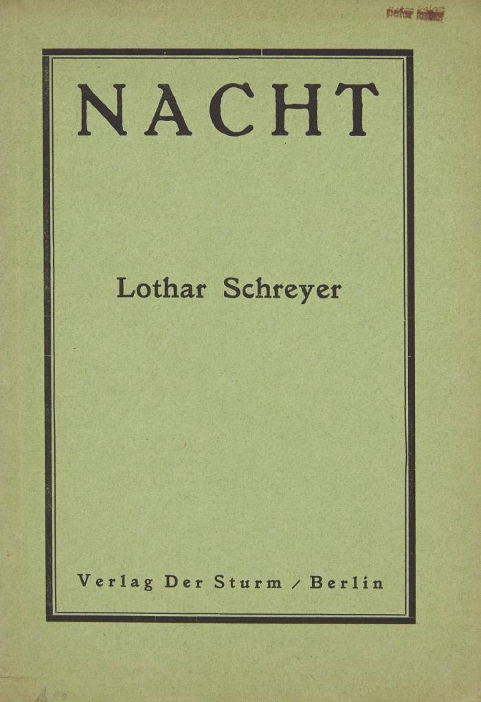 Sammlung von 5 expressionistischen Werken in 5 Bänden.