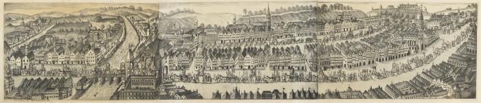 Landshut. - Fronleichnamsprozession 1733.
