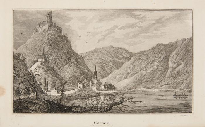 Die Mosel mit ihren Ufern und Umgebungen von Koblenz aufwärts bis Trier. 2 Teile in 1 Bd.