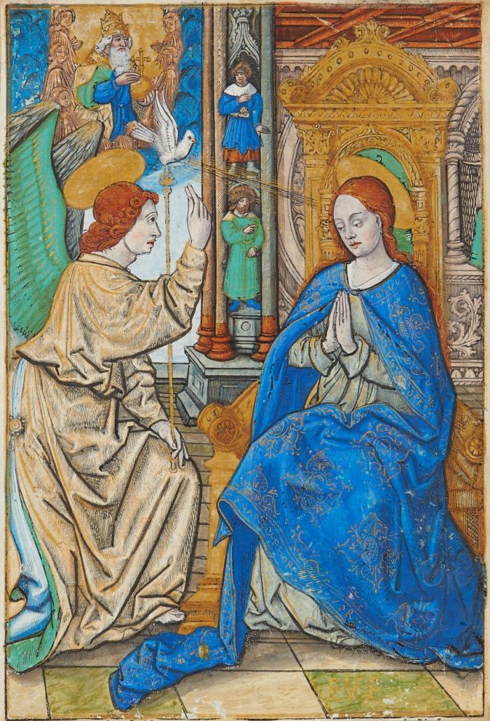 Andachtsbilder. – Verkündigung an Maria.