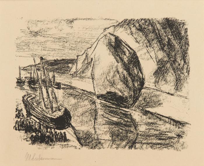 DER FECHTER UND DER BÄR, DER FELSBLOCK UND DIE ELBE; DER MARODEUR (AUS: STEINDRUCKE ZU DEN KLEINEN SCHRIFTEN VON HEINRICH VON KLEIST) 1917/ KOPFSTUDIE HOLLÄNDISCHES MÄDCHEN / KARTOFFELSCHÄLER / BILDNIS CONSTANTIN MEUNIER