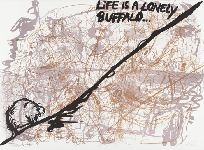 LIFE IS A LONELY BUFFALO