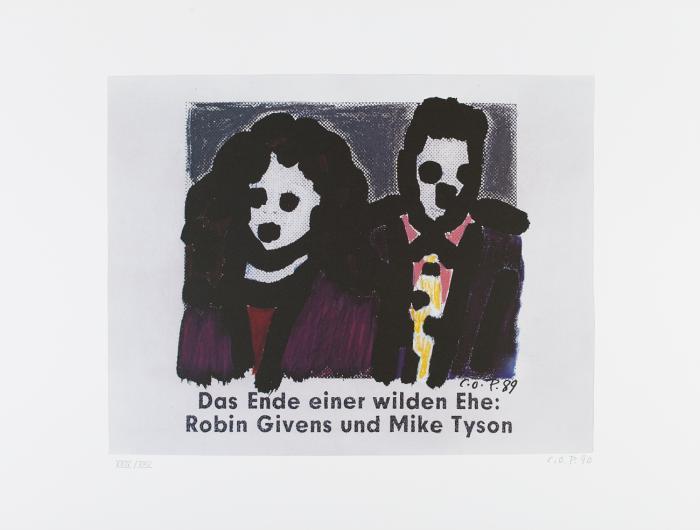 DAS ENDE EINER WILDEN EHE: ROBIN GIVENS UND MIKE TYSON (AUS: KÜNSTLER FÜR ÄTHIOPIEN)