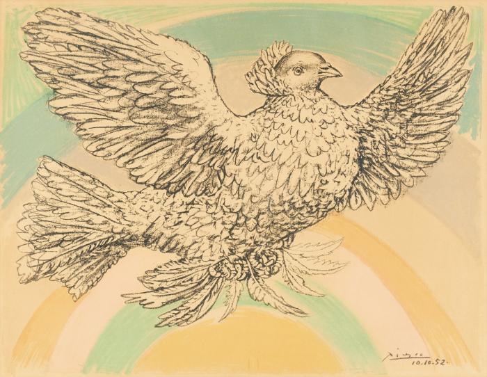 LA COLOMBE VOLANTE (À L'ARC DE CIEL)