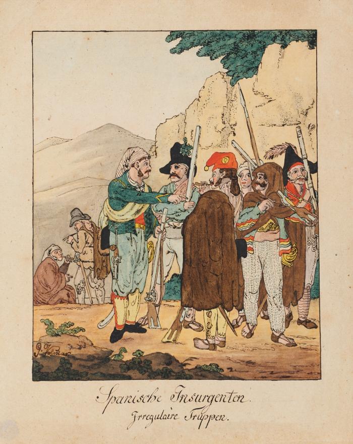 Militaria. - Spanische Insurgenten. Irregulaire Truppen.