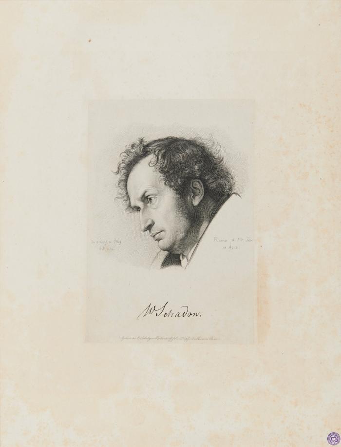 Porträt Friedrich Wilhelm von Schadow.