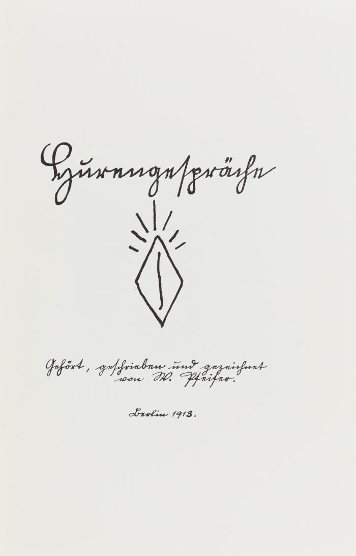 Hurengespräche. Faksimile der Ausgabe von 1913.
