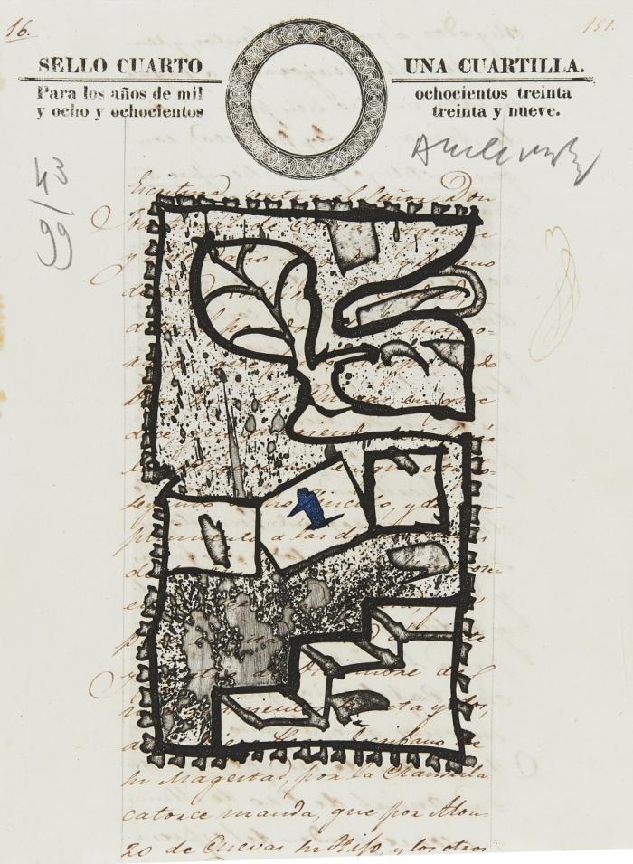 ERNST-GERHARD GÜSE (Hrsg.): Zwischen den Zeilen. (Ausstellungskatalog). Mit Beiträgen von P.Alechinsky, E.-G. Güse, P. Handke, M. Pleynet und J. Tardieu.