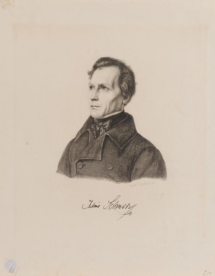 Porträts. – Julius Schnorr von Carolsfeld. Brustbild.