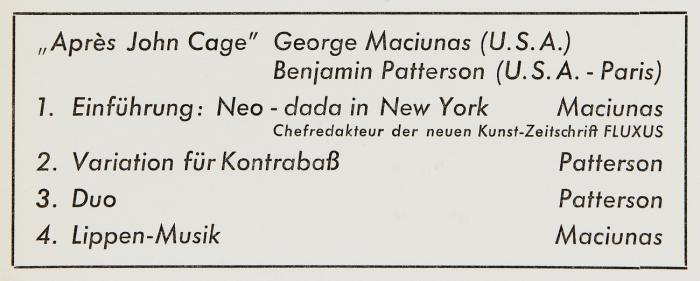 3 Veröffentlichungen der Galerie Parnass, Wuppertal, aus dem Jahr 1962.