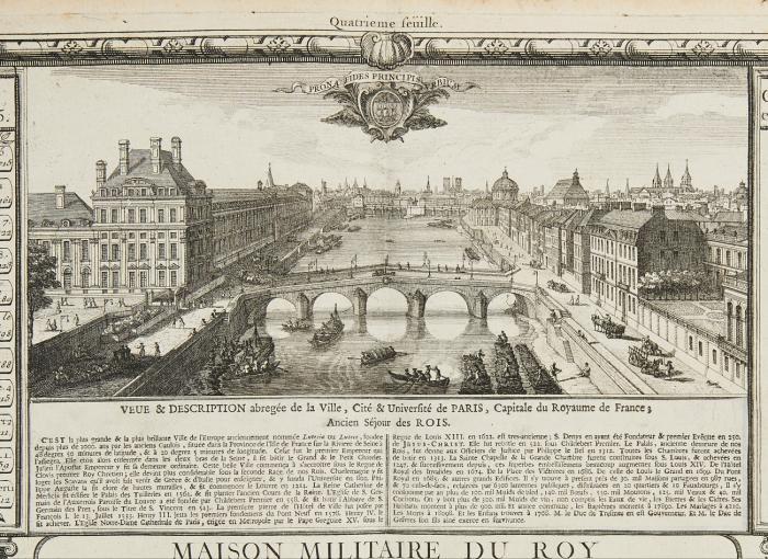 Carte générale de la monarchie françoise, contenant l'histoire militaire depuis Clovis... jusqu'à la quinzième année accomplie du règne de Louis XV ...