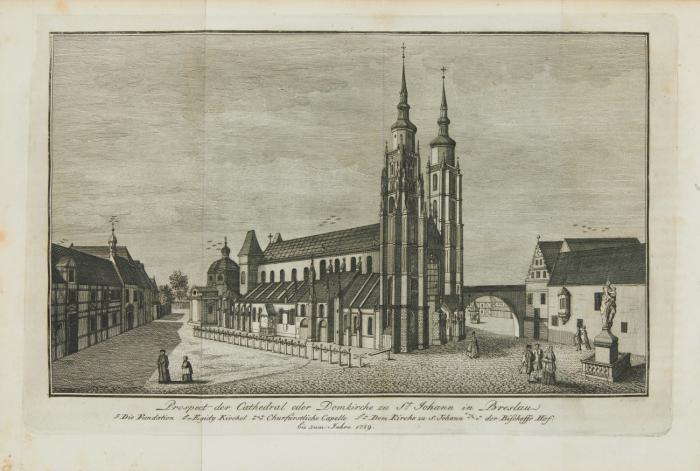 Topographische Chronik von Breslau. Quartale 1-9 (alles) in 3 Bänden. / Geschichte der Belagerung von Breslau, vom 6. Dec. 1806 bis 7. Jan. 1807. Zusammen 4 Bde.