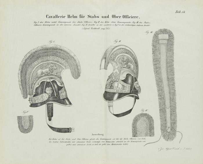 Adjustirungs-Vorschrift für die Generalität, Stabs- und Ober-Officiere, dann Feldärzte der kaiserlichen, königlichen Armee vom Jahre 1837. Text und Tafelband in 2 Bdn.
