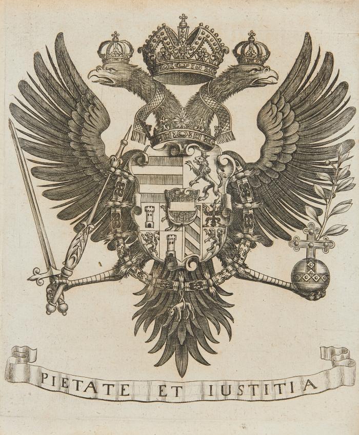 Glorwürdiger Adler das ist gründliche Vorstell- und Unterscheidung der kayserl. Reservaten und Hochheiten ...O. O. 1694.