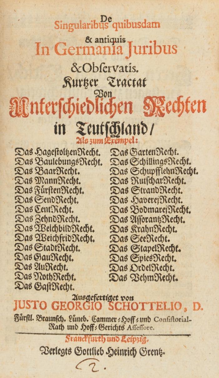 Das Teutsche Lehn-Recht.
