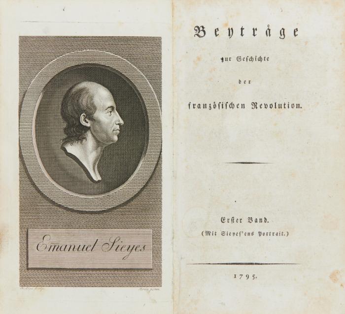 Beyträge zur Geschichte der französischen Revolution. 7 Bände mit zus. 21 Stücken, gebunden in 11 Bden. (alles Erschienene).