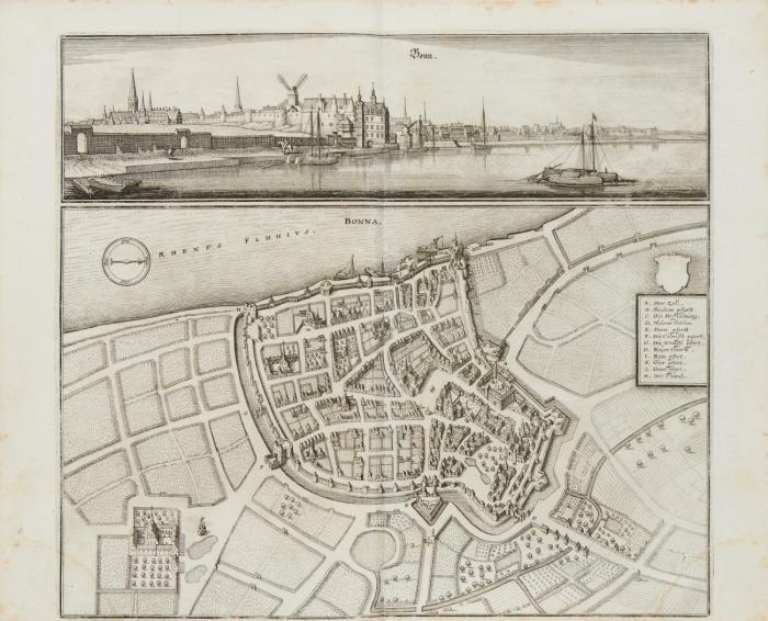 Topographia Archiepiscopatuum Moguntinensis, Trevirensis et Coloniensis ... Mayntz, Trier, und Cöln.
