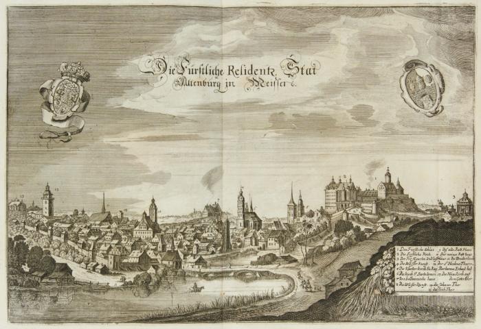 Topographia Superioris Saxoniae, Thuringiae, Misniae, Lusatiae ... Das ist Beschreibung der vornehmsten und bekanntesten Stätt und Plätz im Churfürstenthum Sachsen, Thüringen, Meissen, Ober und Nider Laußnitz und einverleibten Landen ...