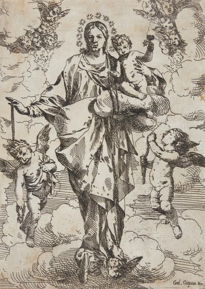 Die Rosenkranz-Madonna.