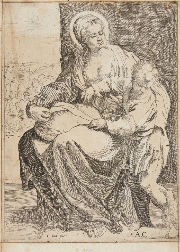 Die Madonna mit dem Kissen.
