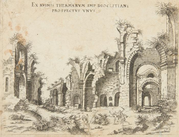 Ruinen der Diokletians-Thermen.