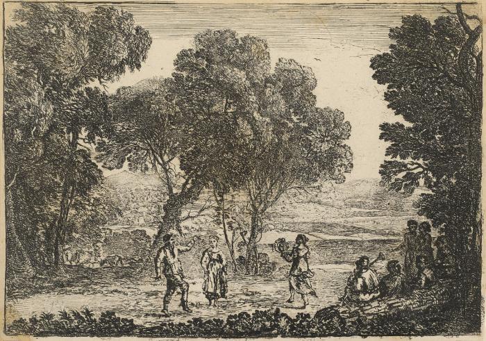 La danse sous les abres (Der ländliche Tanz unter den Bäumen).
