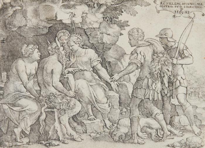 Thetis und Cheiron.